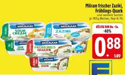 Edeka Milram frischer zaziki Angebot