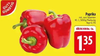 Edeka Gut & günstig paprika Angebot