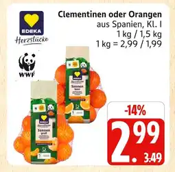 Marktkauf Edeka clementinen Angebot