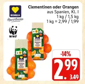 Marktkauf Edeka clementinen Angebot