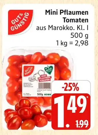 Marktkauf Gut & günstig mini pflaumen tomaten Angebot