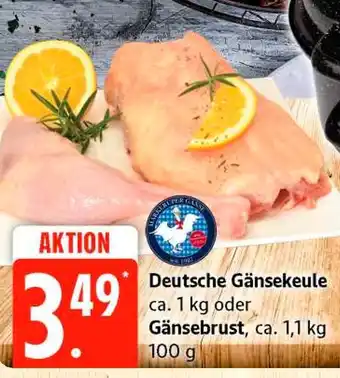 Marktkauf Deutsche gänsekeule Angebot