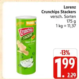 Marktkauf Lorenz crunchchips stackers Angebot