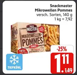 Marktkauf Snackmaster mikrowellen pommes Angebot