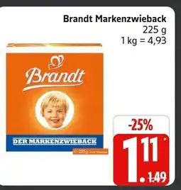 Marktkauf Brandt markenzwieback Angebot