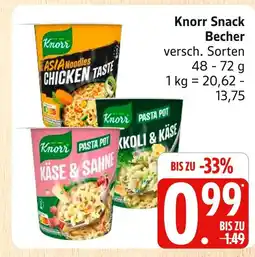 Marktkauf Knorr asia noodles chicken taste Angebot