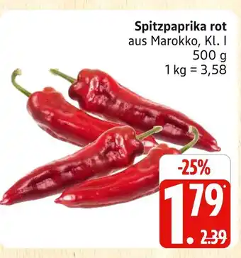 Marktkauf Spitzpaprika rot Angebot