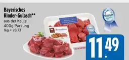 Edeka Bayerisches rinder-gulasch Angebot