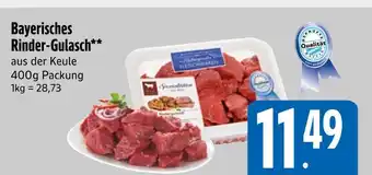 Edeka Bayerisches rinder-gulasch Angebot
