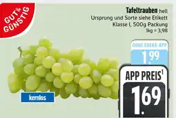 Edeka Gut & günstig tafeltrauben hell Angebot
