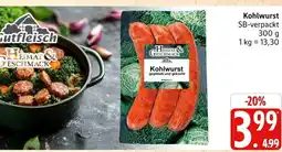 Marktkauf Gutfleisch kohlwurst Angebot