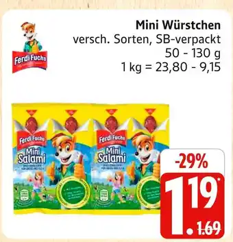 Marktkauf Ferdi fuchs mini würstchen Angebot