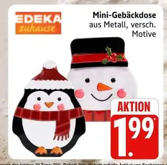 Marktkauf Edeka zuhause mini-gebäckdose Angebot