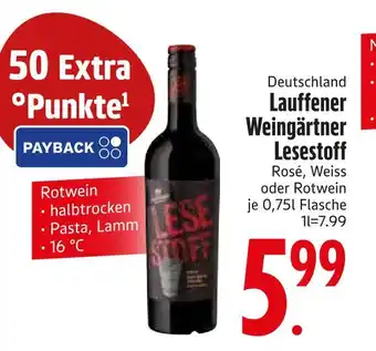 Edeka Lauffener weingärtner lesestoff rosé Angebot