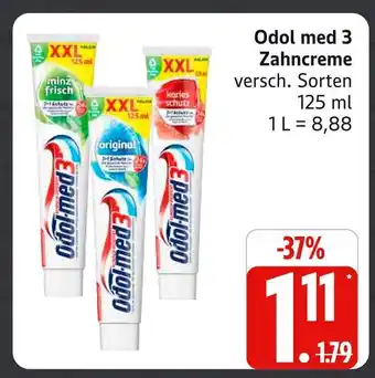 Marktkauf Odol med 3 minz frisch Angebot