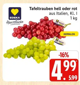 Marktkauf Edeka tafeltrauben hell Angebot