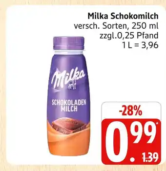 Marktkauf Milka schokomilch Angebot