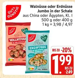Marktkauf Gut & günstig walnüsse in der schale Angebot