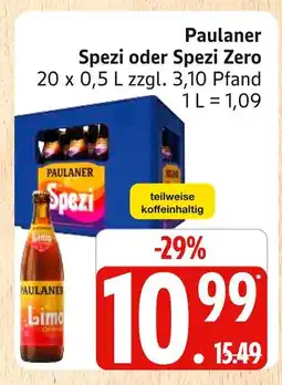 Marktkauf Paulaner spezi Angebot