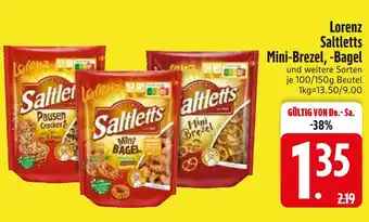 Edeka Lorenz saltletts mini-brezel Angebot