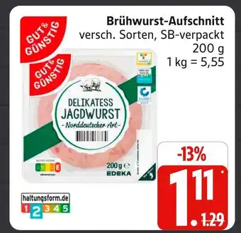 Marktkauf Edeka delikatess jagdwurst norddeutscher art Angebot