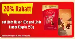 Marktkauf Lindt 20% rabatt Angebot
