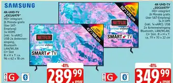 Marktkauf Samsung 4k-uhd-tv 43cu6979 Angebot
