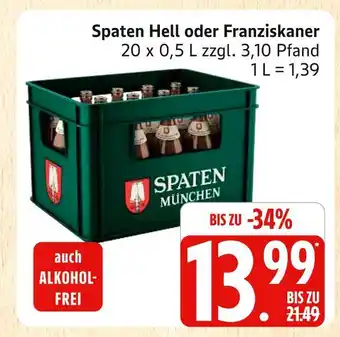 Marktkauf Spaten hell oder franziskaner Angebot