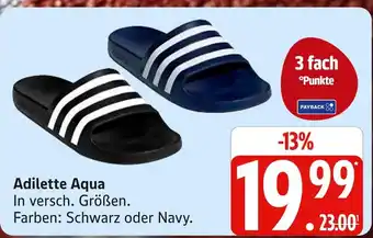 Marktkauf Adilette aqua schwarz Angebot