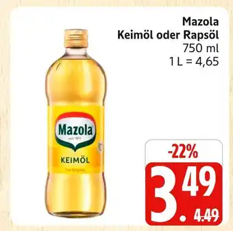 Marktkauf Mazola keimöl Angebot