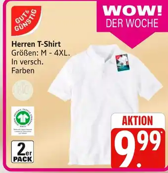 Marktkauf Gut & günstig herren t-shirt Angebot
