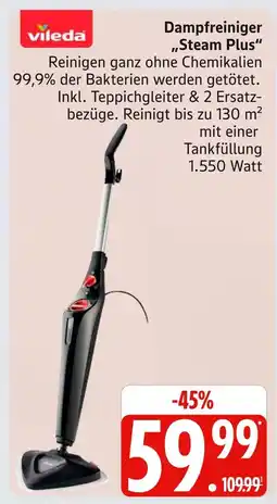Marktkauf Vileda dampfreiniger „steam plus“ Angebot