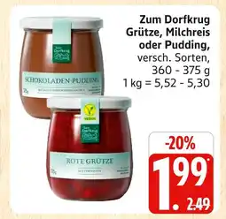 Marktkauf Zum dorfkrug schokoladen-pudding Angebot