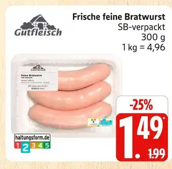 Marktkauf Gutfleisch frische feine bratwurst Angebot