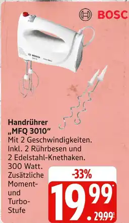 Marktkauf Bosch handrührer mfq 3010 Angebot