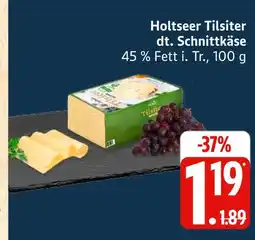 Marktkauf Holtseer tilsiter dt. schnittkäse Angebot