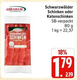Marktkauf Abraham schwarzwälder schinken Angebot
