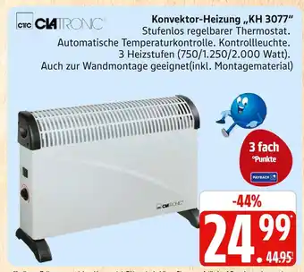 Marktkauf Clatronic konvektor-heizung kh 3077 Angebot