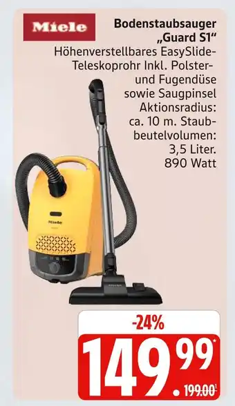 Marktkauf Miele bodenstaubsauger guard s1 Angebot