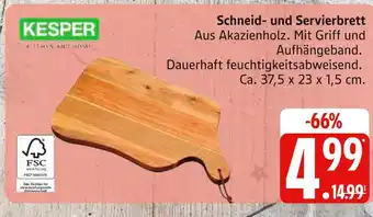 Marktkauf Kesper schneid- und servierbrett Angebot