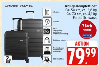 Marktkauf Crosstravel trolley-komplett-set Angebot