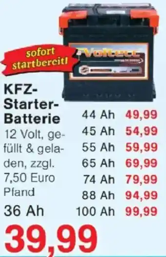 Jawoll KFZ-Starter Batterie Angebot