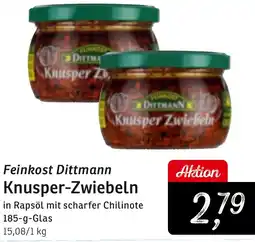 KONSUM Feinkost Dittmann Knusper-Zwiebeln Angebot