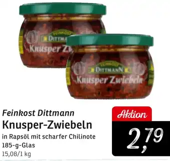 KONSUM Feinkost Dittmann Knusper-Zwiebeln Angebot
