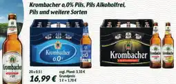 Lösch Depot Krombacher 0,0% Pils, Pils Alkoholfrei Angebot