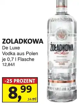 Lösch Depot ZOLADKOWA De Luxe Vodka Angebot