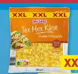 Aldi Nord Milsani Tex Mex Käse XXL Angebot