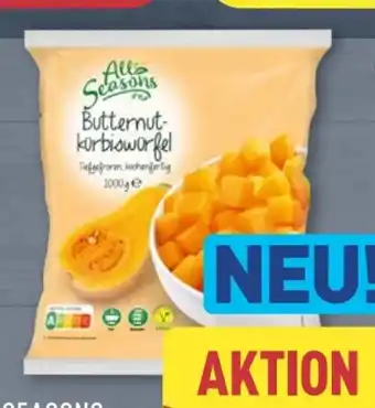 Aldi Nord All Seasons Butternut­kürbiswürfel Angebot
