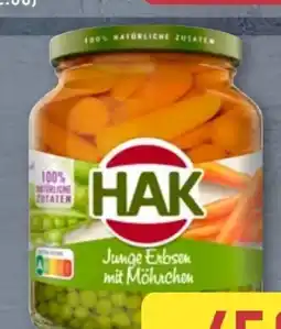 Aldi Nord HAK Junge Erbsen mit Möhrchen Angebot