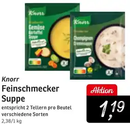 KONSUM Knorr Feinschmecker Suppe Angebot